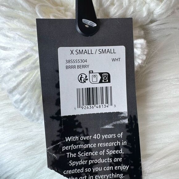 Spyder Toddler GIRLS BRRR BERRY POM BEANIE Size XS/S - Picture 4 of 7